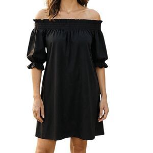 Yoins Womens Dress Sz Small Sz 4/6 Off Shoulder Mini Whimsigoth Gothic Witchy